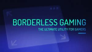 how to use borderless gaming.